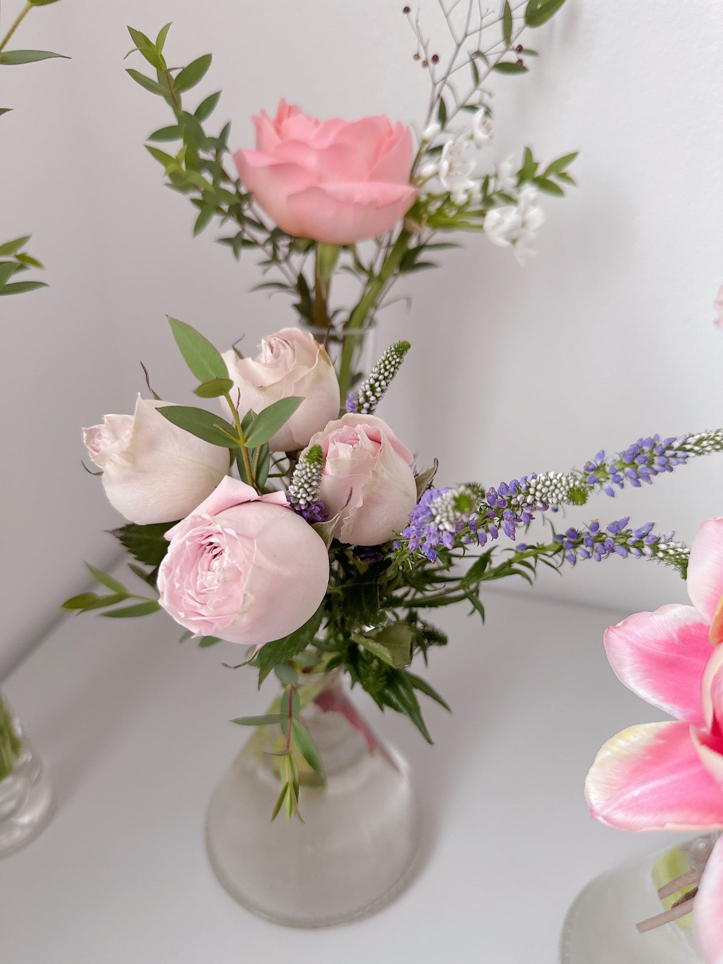 Combinaison de petits vases