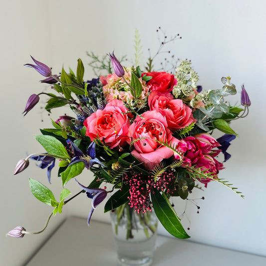 Hand-tied Flowers  - Royal blush